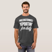 T-shirt Phlebotomiste Signaler Phlebotomie Technicien (Devant entier)