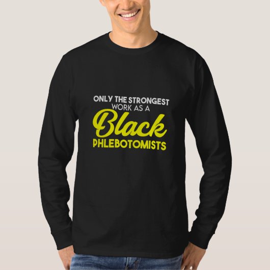 T-shirt Phlebotomiste Technicien en phlébotomie (Devant)