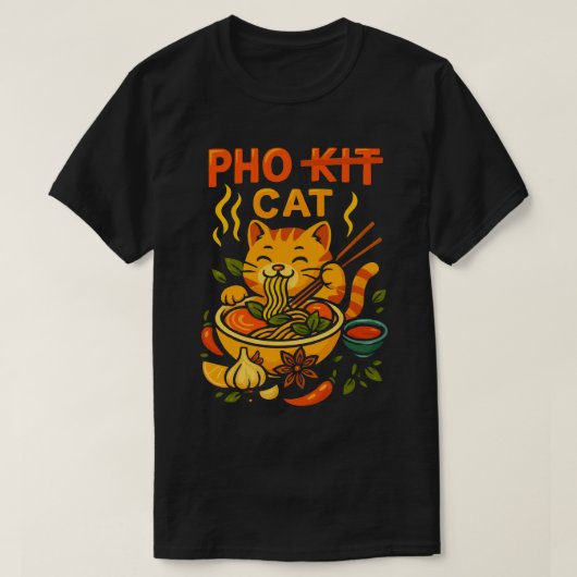 T-shirt Pho Chat Noodle Burd (Design devant)