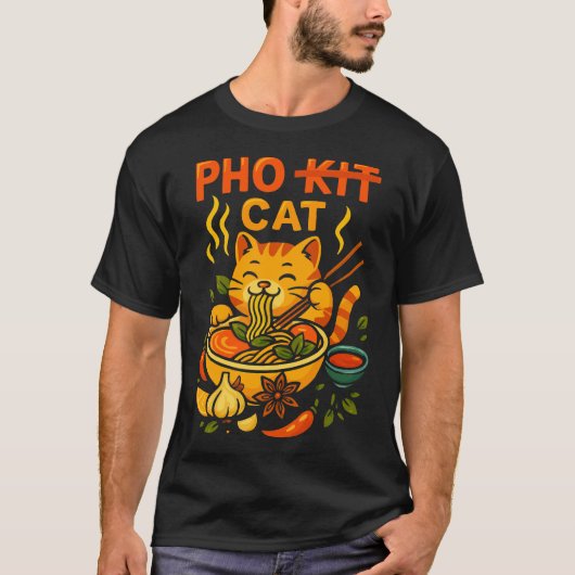 T-shirt Pho Chat Noodle Burd (Devant)