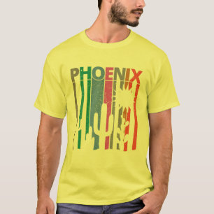 T-shirt Phoenix 80'S Vintage Rétro Phoenix Sun Desert Ca