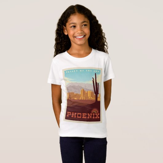 T-Shirt Phoenix, Arizona (Devant entier)