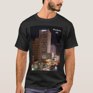 T-shirt Phoenix Arizona de nuit Skyscrapers Unisex