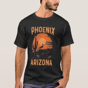 T-shirt Phoenix Arizona Grand Coureur Vibes Désert Vintage