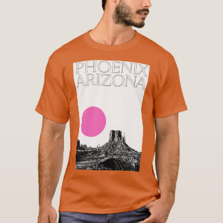 T-shirt Phoenix Artizona City Typographie