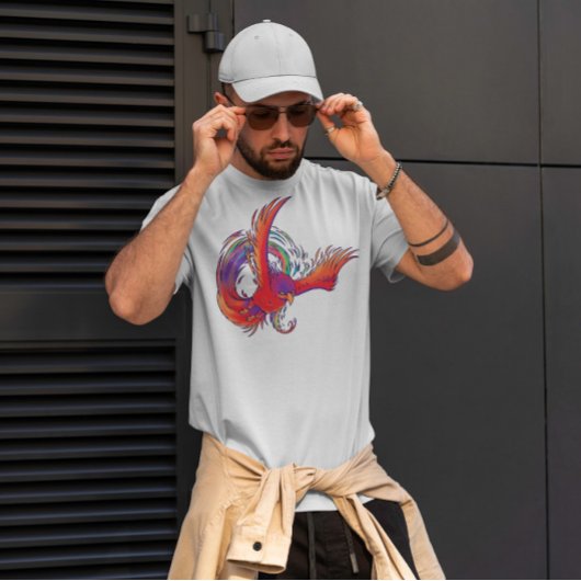 T-shirt Phoenix coloré
