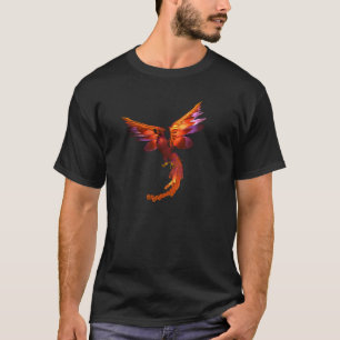T-shirt Phoenix coloré volant