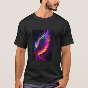 T-shirt Phoenix couleur fantaisie Illustration de nouveaut