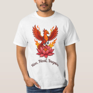 T-shirt Phoenix Doctor Healing Lotus - Lever, Guérir, Insp