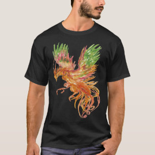 T-shirt Phoenix Fire Bird from the Ashes I Rise Phoenix