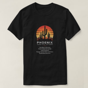 T-shirt Phoenix "Jours du désert, Nuits de la ville"