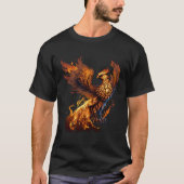 T-shirt Phoenix Rising From Ashes Resurrection Rebirth New (Devant)