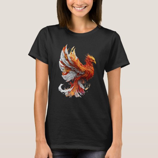 T-shirt Phoenix Rising From Ashes Resurrection Rebirth New (Devant)
