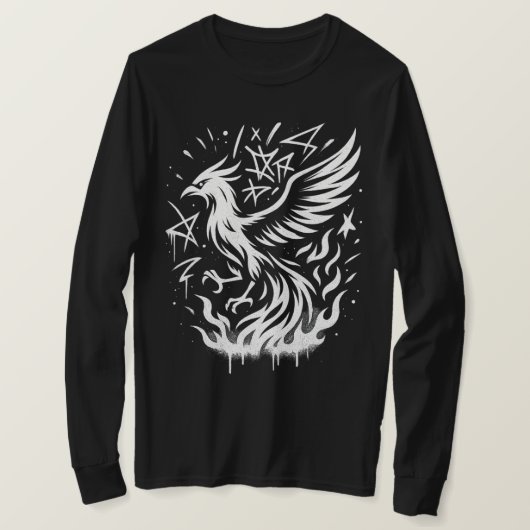 T-shirt Phoenix Rising : Le Feu du Samouraï (Design devant)