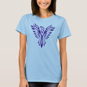 T-shirt Phoenix se levant dans le pourpre