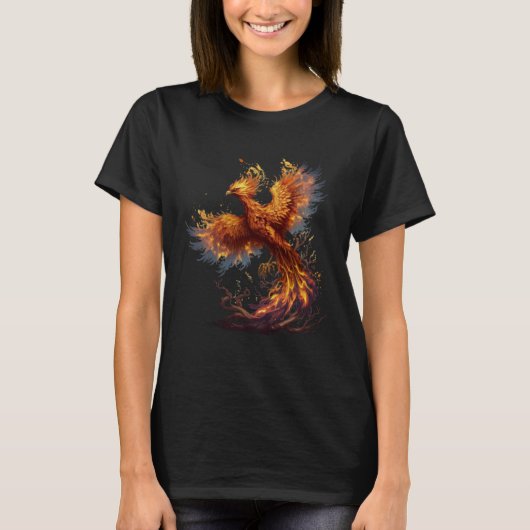 T-shirt Phoenix Se Lève Des Cendres Résurrection Renaissan (Devant)