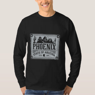 T-shirt Phoenix State Of Arizona Estd 1881 Cactus Mountain
