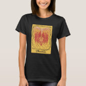 T-shirt Phoenix Tarot Card Firebird Fantasy Rising from As (Devant)