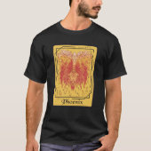 T-shirt Phoenix Tarot Card Firebird Fantasy Rising from As (Devant)