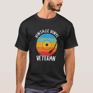 T-shirt Phonographe du ventilateur de vinyle Vétérinaire v