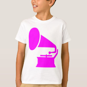 T-shirt Phonographe - Magenta