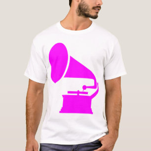 T-shirt Phonographe - Magenta