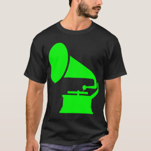 T-shirt Phonographe - Vert