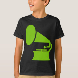 T-shirt Phonographe - Vert Martien