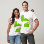 T-shirt Phonographe - Vert Martien (Unisexe)