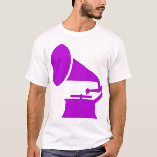 T-shirt Phonographe - Violet