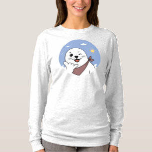 T-shirt Phoque Clignant Portant un Bandana Faisant le Sign