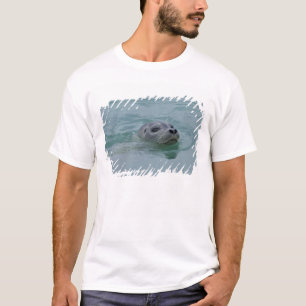 T-shirt Phoque marin nageant dans le lac glaciaire Jokulsa