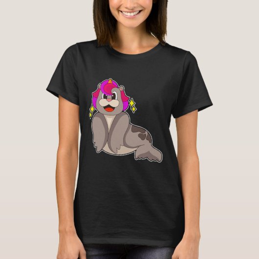 T-shirt Phoque Unicorne (Devant)