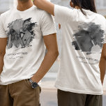 T-shirt Photo à effet brossé 2 sur mesure<br><div class="desc">Vous cherchez un t-shirt qui reflète parfaitement vos sentiments ? Essayez nos chemises élégantes et personnalisables qui vous permettent d'ajouter deux photos à effet brossé et un message des deux côtés. Idéal pour les rencontres familiales, les anniversaires, les fêtes de fin d'année, les anniversaires ou même les occasions commémoratives comme...</div>