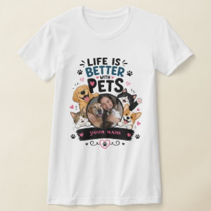 T-shirt photo amusant pour amateur de chien person