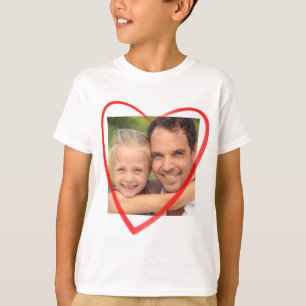 T-shirt Photo avec coeur