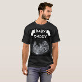 T-shirt Photo Baby Daddy Ultrasound (Devant entier)