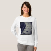 T-shirt Photo carré - Ombres de fleurs (Devant entier)