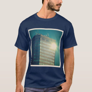 T-shirt Photo carré - Soleil sur un bâtiment