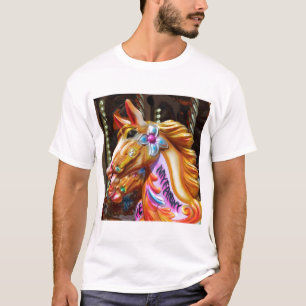 T-shirt Photo Carrée - Chevaux de Manège