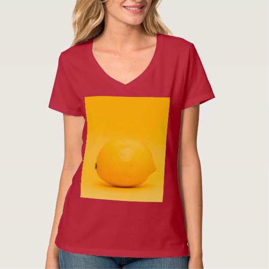 T-shirt Photo citron (Devant)