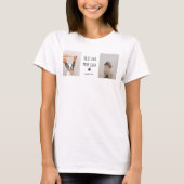T-shirt Photo Collage moderne Meilleur Chien Maman Jamais (Devant)