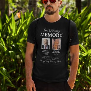 T-shirt Photo commémorative du hommage à 2 personnes