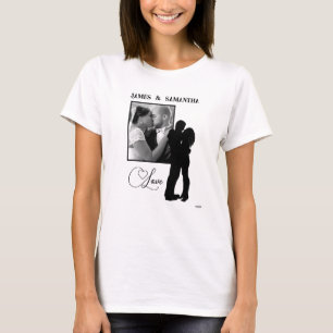 T-shirt photo d'amour avec HAMbWG graphique
