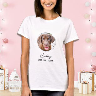 T-shirt Photo de animal de compagnie Chien personnalisé An