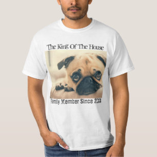 T-shirt photo de animal de compagnie personnalisée texte p