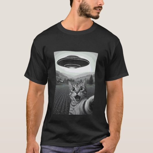 T-shirt Photo de chat Pixiebob drôle d'enlèvement par des (Devant)