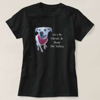 T-shirt Photo de chien drôle avec message du jour de Thank