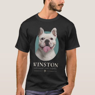 T-shirt Photo de chien personnalisé & nom