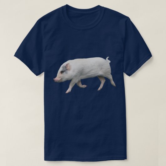 T-shirt Photo de cochon (Design devant)